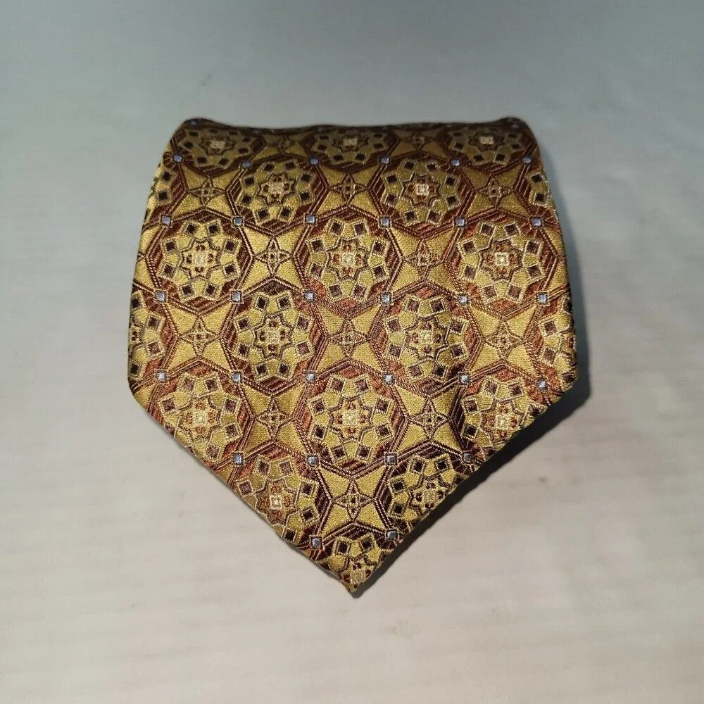 Robert Talbott Tie Mens Necktie Gold Textured Heavy Best Of Class Nordstrom Silk